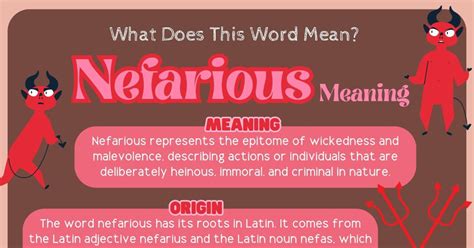 nefarious meaning in tagalog|Nefarious in Tagalog .